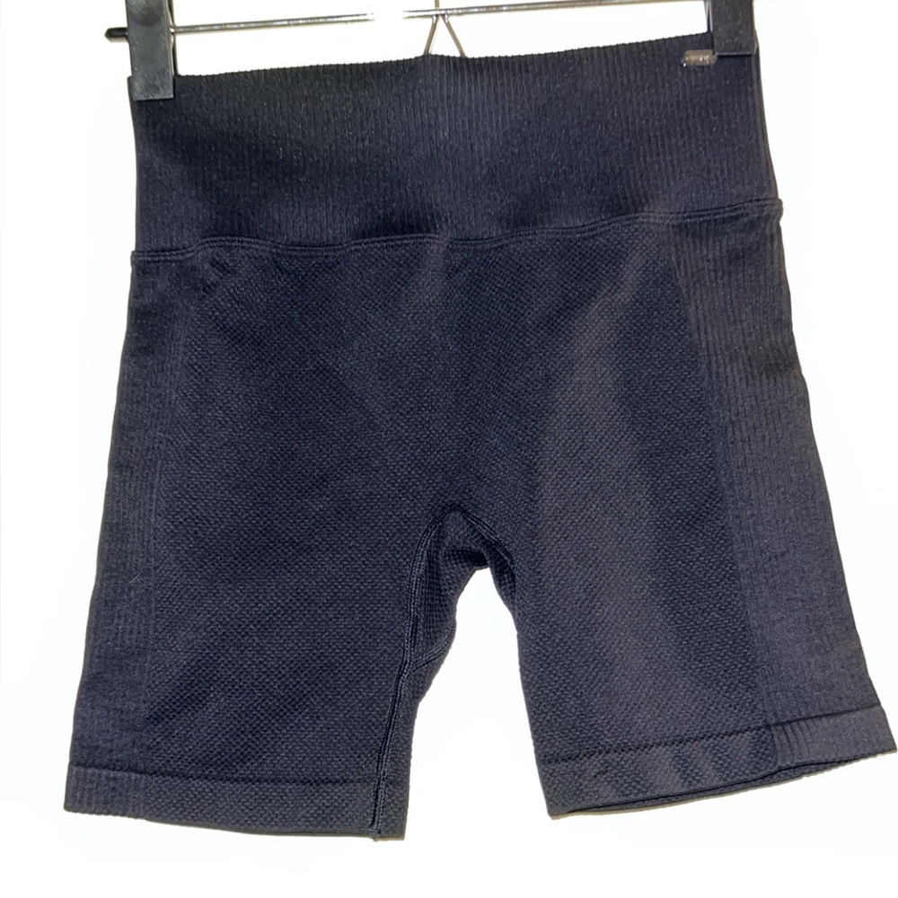 PINK Black Biker Shorts